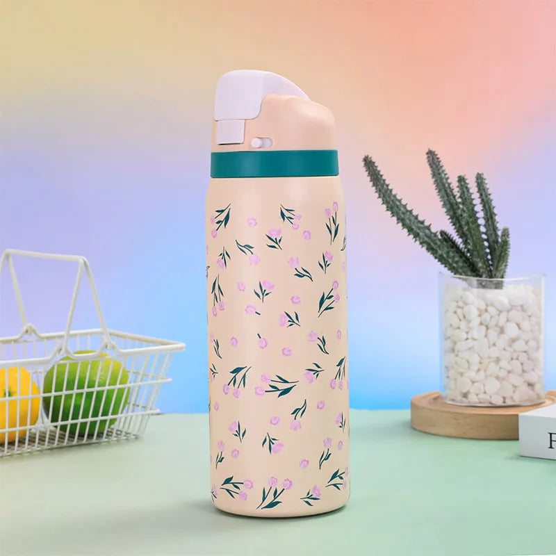 Garrafa Térmica Inox 1000ml com Estampas Exclusivas | Durabilidade e Estilo