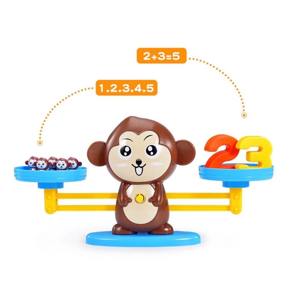 Balança Macaquinho- Ensine seu filho a contar de maneira divertida! (últimas unidades em promoção) - Brinque Criativo