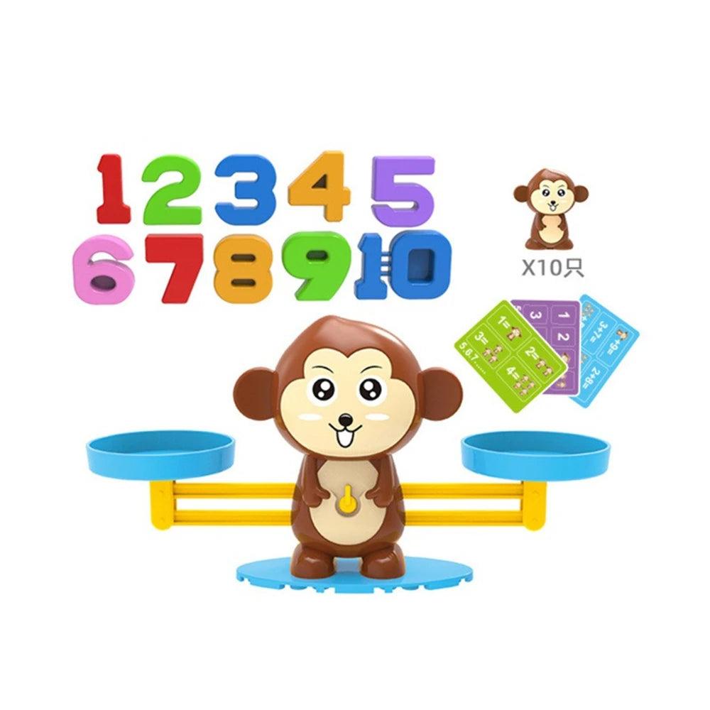 Balança Macaquinho- Ensine seu filho a contar de maneira divertida! (últimas unidades em promoção) - Brinque Criativo