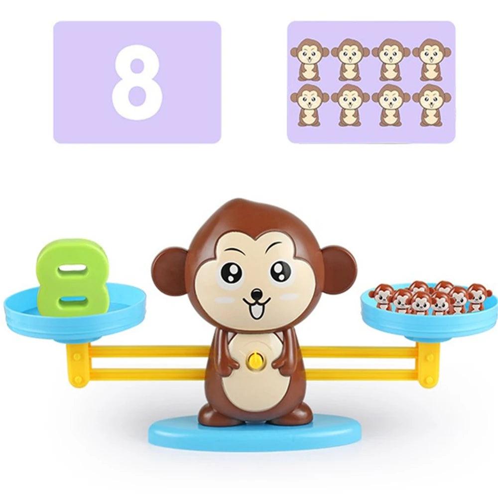 Balança Macaquinho- Ensine seu filho a contar de maneira divertida! (últimas unidades em promoção) - Brinque Criativo