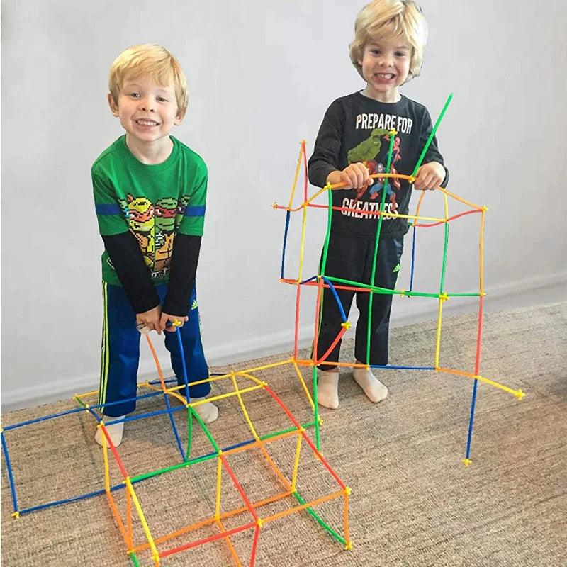BRINQUE CRIATIVO- KIT DE CONSTRUÇÃO INFANTIL: TENDAS MÁGICAS!! - Brinque Criativo