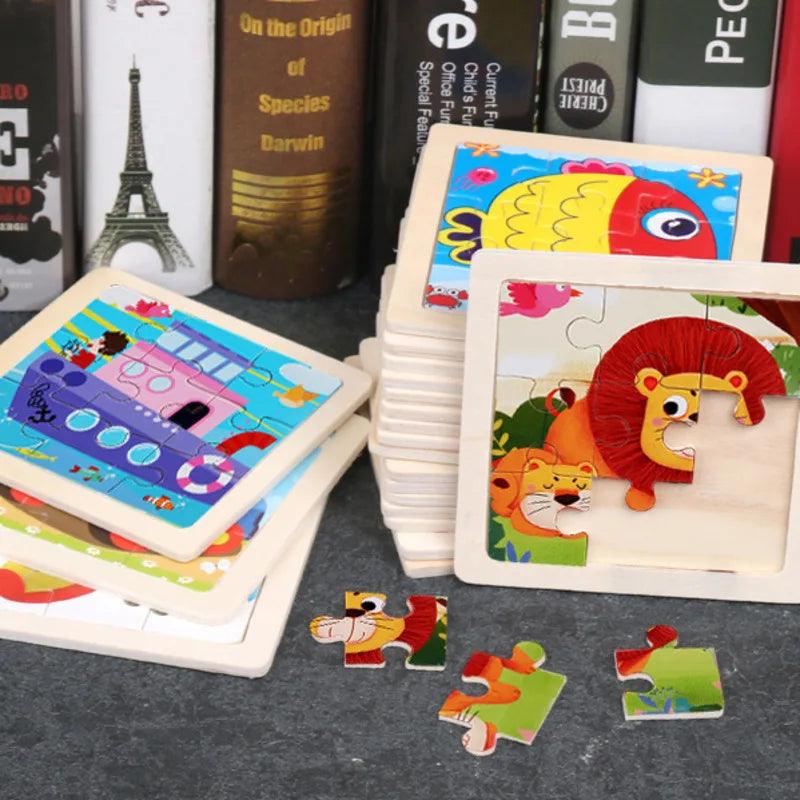 Quebra-Cabeça Montessori + Brinde EXCLUSIVO (Poucas unidades) - Brinque Criativo