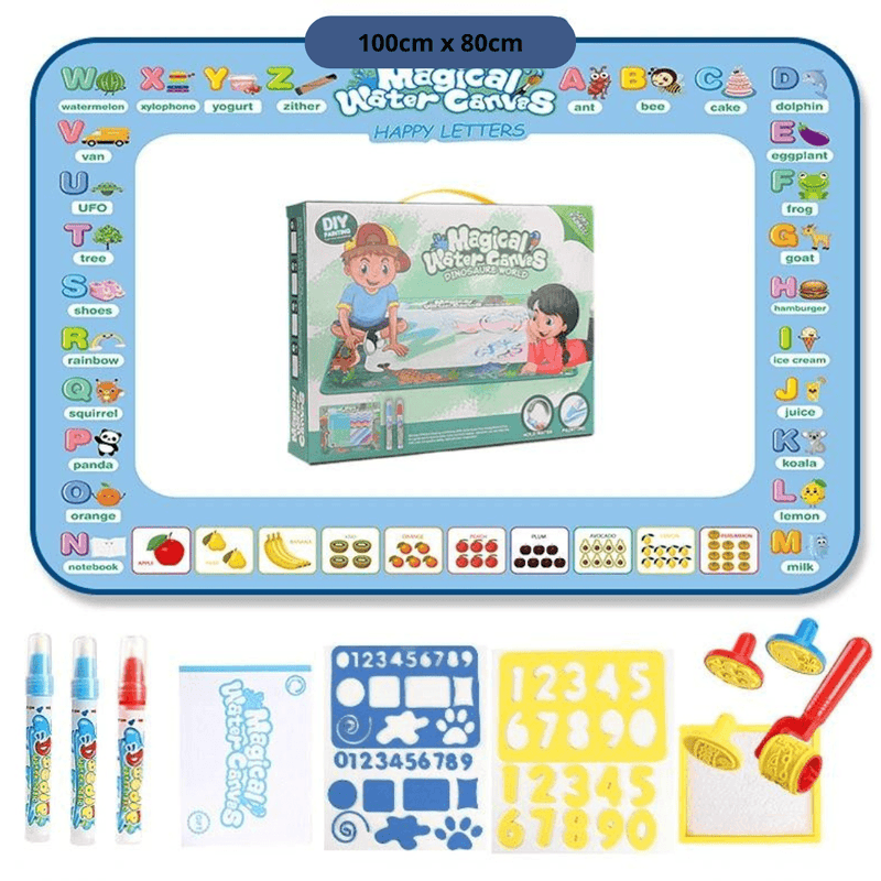 Tapete Mágico de Colorir + 6 FORMINHAS DE BRINDE!! - Chega de Sujeira nas Paredes!! - Brinque Criativo