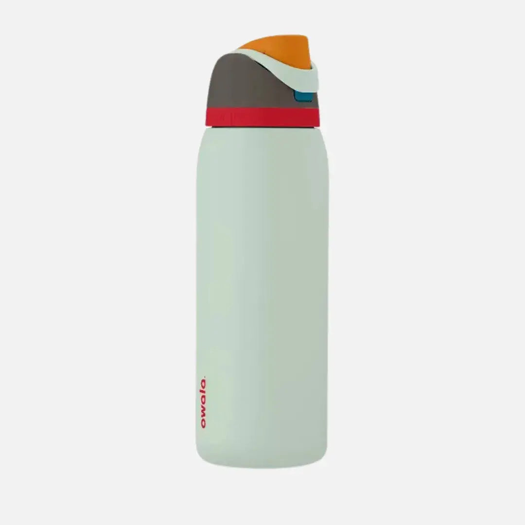 Garrafa Owala Freesip 946ml | Off-White | Térmica em Aço Inox | Tecnologia FreeSip™