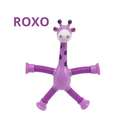 Conjunto Girapop- Girafinha Infantil que ESTICA! (KIT COM 4 UNIDADES) - Brinque Criativo