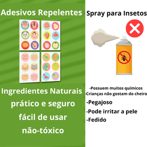 KIT PROMOCIONAL DE ADESIVOS ANTI-MOSQUITO (PROTEJA QUEM VOCÊ AMA!!) - Brinque Criativo