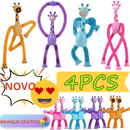 Conjunto Girapop- Girafinha Infantil que ESTICA! (KIT COM 4 UNIDADES) - Brinque Criativo