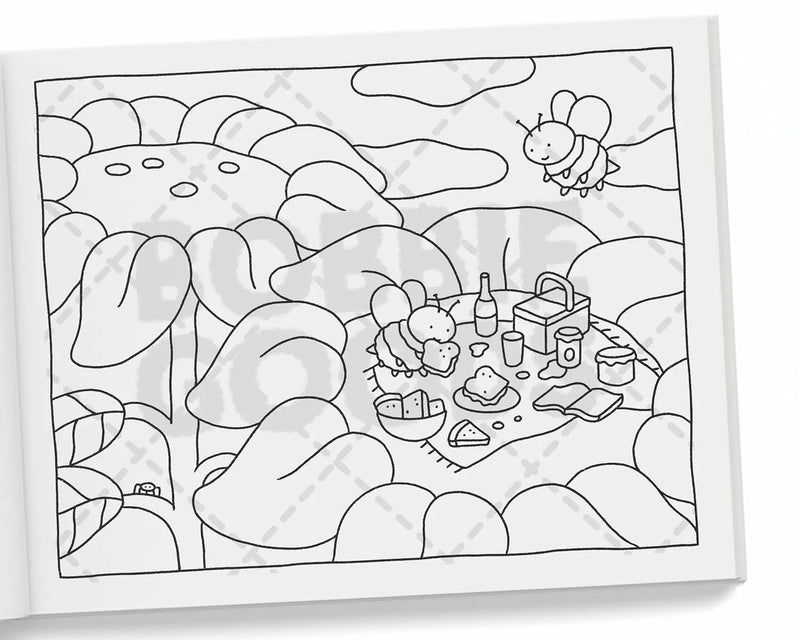 Livro de Colorir Bobbie Goods Original — Ilustrações Fofas e Criativas