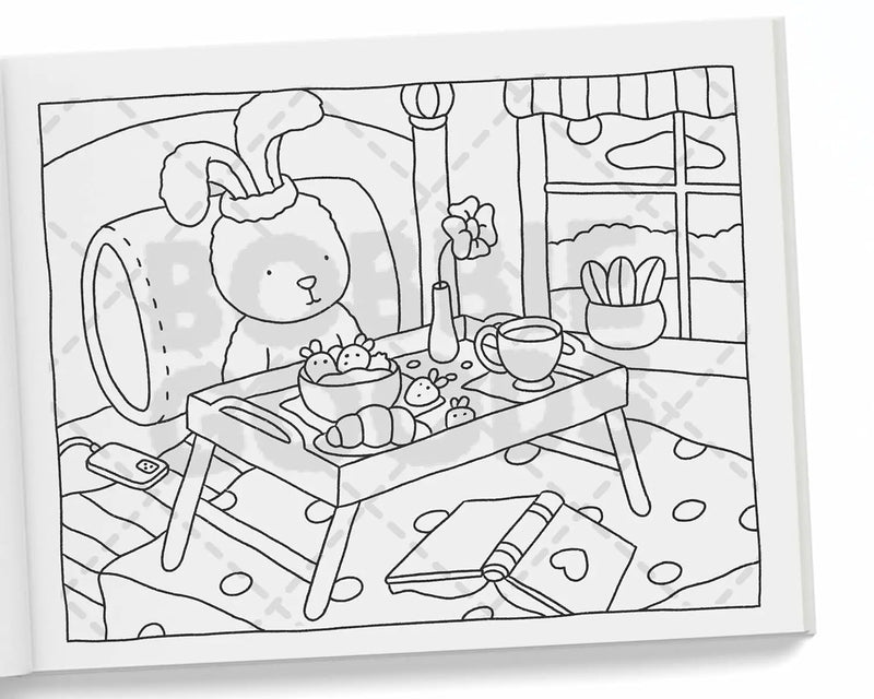 Livro de Colorir Bobbie Goods Original — Ilustrações Fofas e Criativas