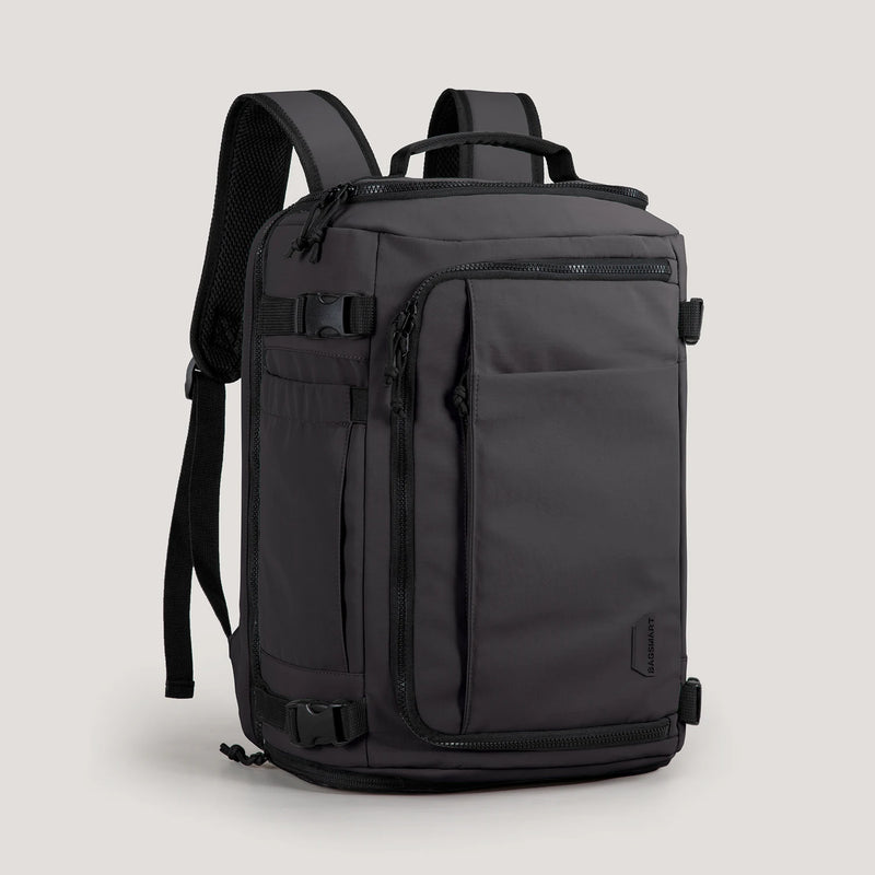 Mochila BAGSMART para Notebook 15.6” – Viagem, Trabalho ou Escola, com Compartimento para Sapatos e Expansão 35L
