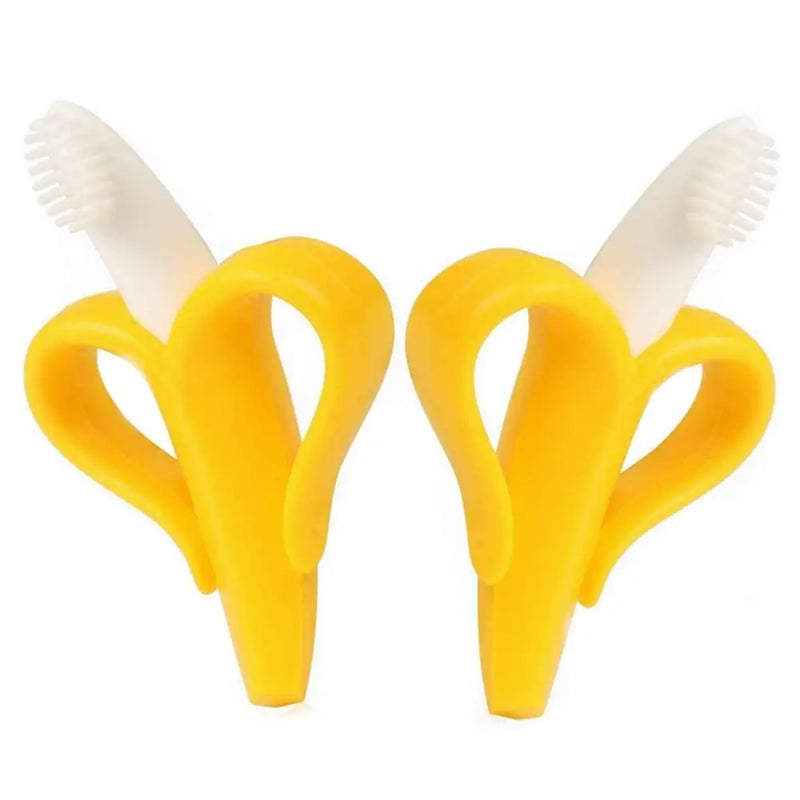 Mordedor Banana de Silicone – Seguro, Macio e Livre de BPA