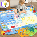 Tapete Mágico de Colorir + 6 FORMINHAS DE BRINDE!! - Chega de Sujeira nas Paredes!! - Brinque Criativo