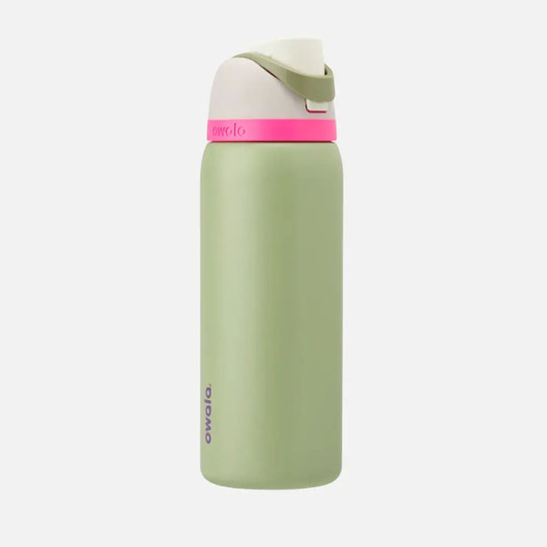Garrafa Owala Freesip Térmica 946ml | Verde | Isolamento Triplo e Design Moderno