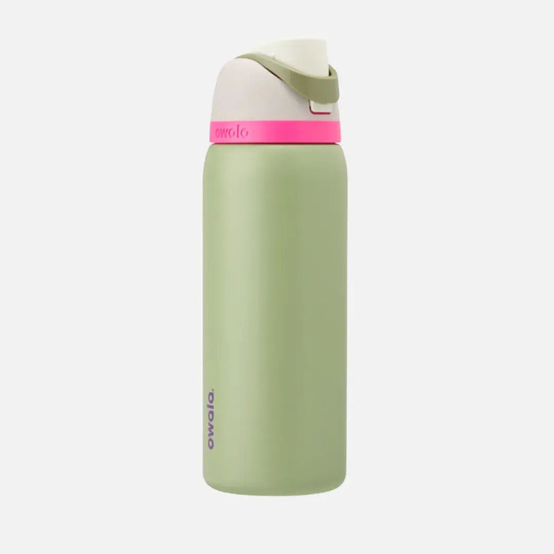 Garrafa Owala Freesip Térmica 946ml | Verde | Isolamento Triplo e Design Moderno