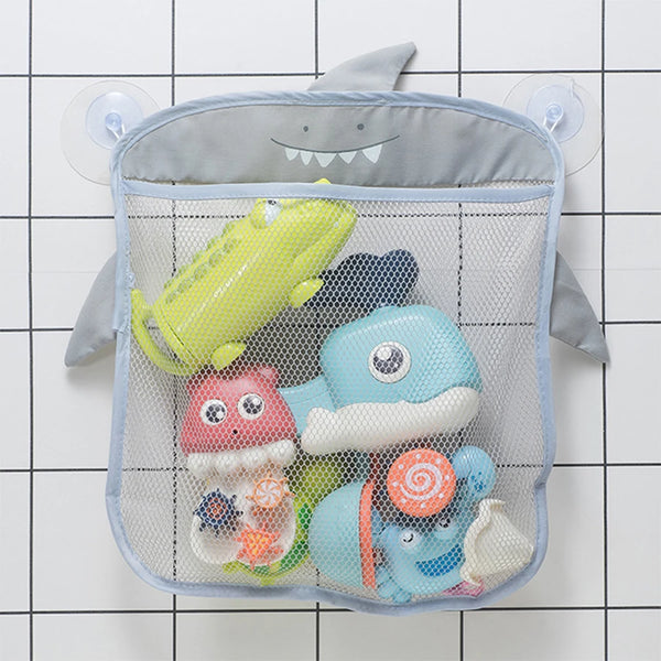 Organizador de Brinquedos de Banho para Bebês e Crianças – Tela Resistente com Estampa de Animais