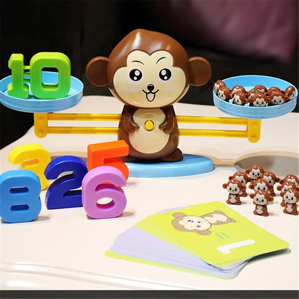 Balança Macaquinho- Ensine seu filho a contar de maneira divertida! (últimas unidades em promoção) - Brinque Criativo