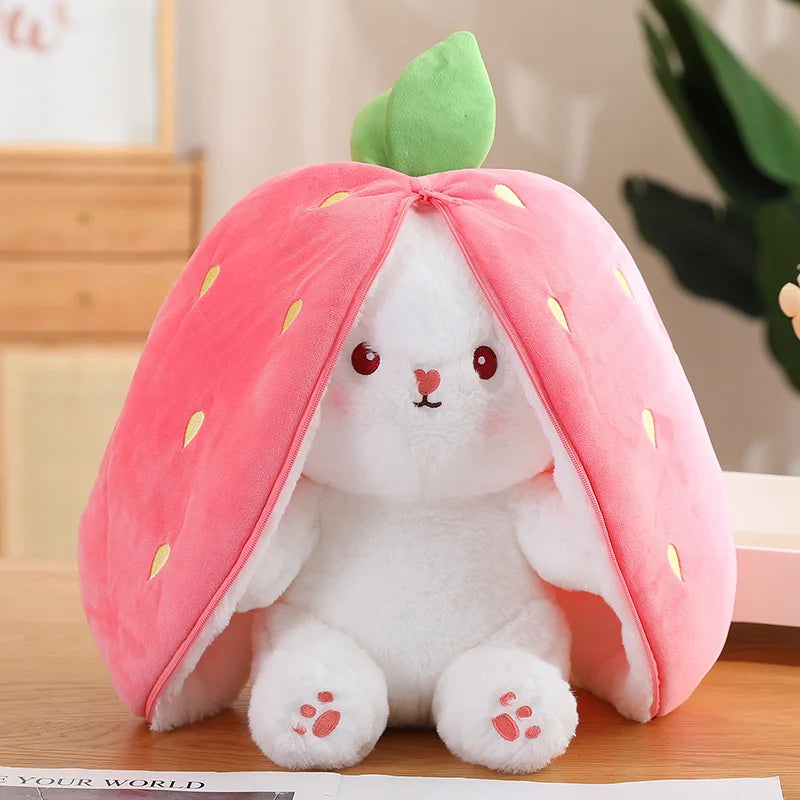Coelhinho da Páscoa de Pelúcia – Se Transforma em Cenoura (20cm a 45cm)