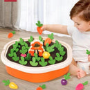 Baby Montessori Toys For Toddler Toys Educational Colorful Shape Toy Pull Carrot Set Counting Discouvery Toys For Kids Learning - Brinque Criativo