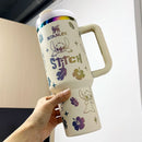 Copo Térmico Stitch 40oz – Aço Inoxidável, Canudo e Isolamento a Vácuo