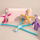 Conjunto Girapop- Girafinha Infantil que ESTICA! (KIT COM 4 UNIDADES) - Brinque Criativo