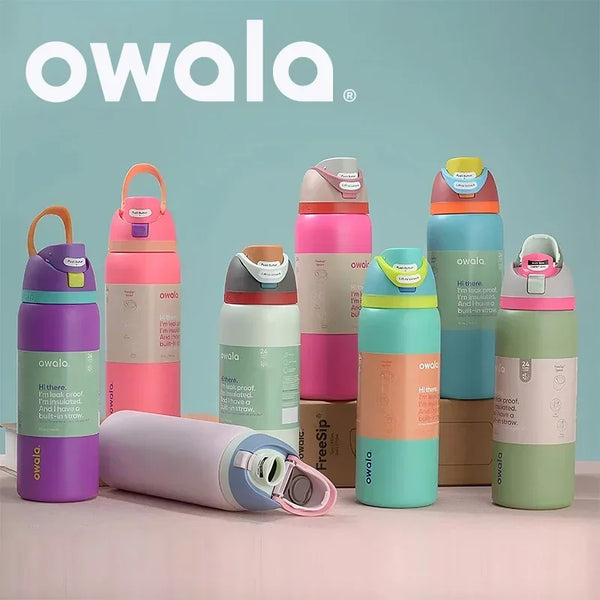 Garrafa Térmica Owala FreeSip 32 oz | Antivazamento e Isolamento Triplo