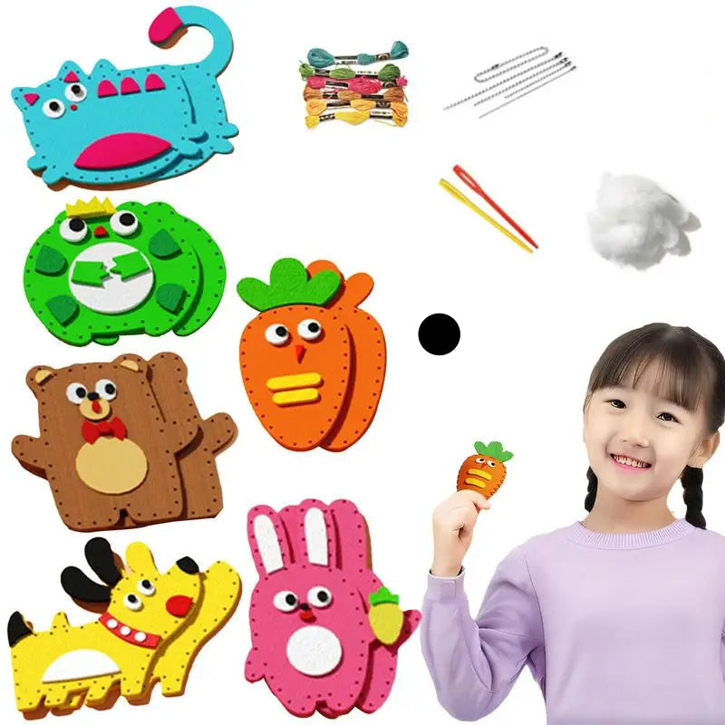 Kit de Costura Montessoriano - Estimule Criatividade e Coordenação