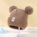 Gorro Infantil com Pompom – Quentinho e Confortável para Bebês de 0 a 3 Anos