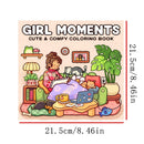 Livro de Colorir Girl Moments – Para Adultos e Adolescentes | Tema Espaço Aconchegante e Relaxante
