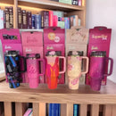 Copo Térmico Barbie 40oz – Aço Inoxidável, Tampa com Canudo, Parede Dupla