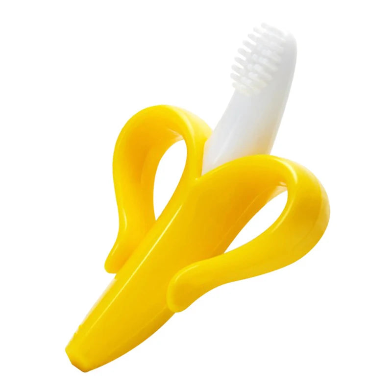 Mordedor Banana de Silicone – Seguro, Macio e Livre de BPA