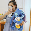 Pelúcia Stitch 30cm – Almofada Kawaii Macia para Decoração ou Presente Fofo
