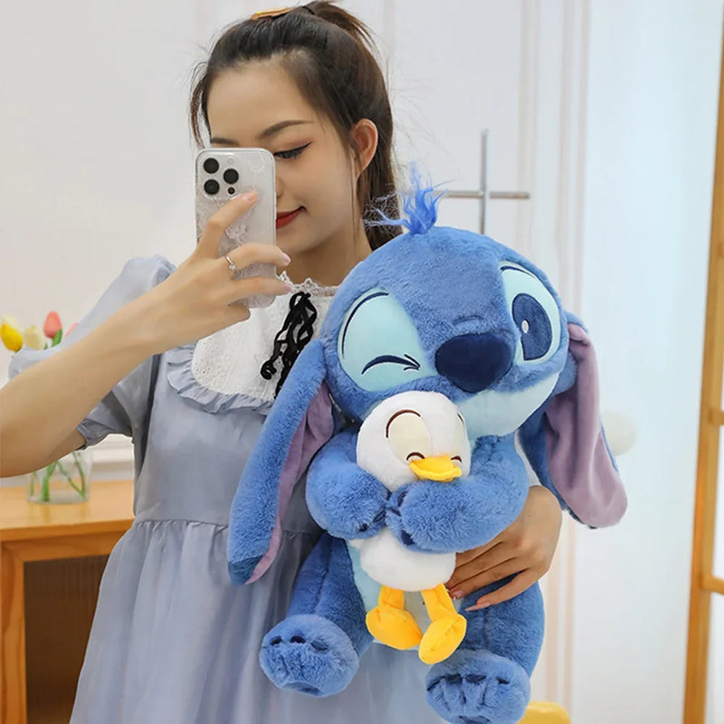 Pelúcia Stitch 30cm – Almofada Kawaii Macia para Decoração ou Presente Fofo