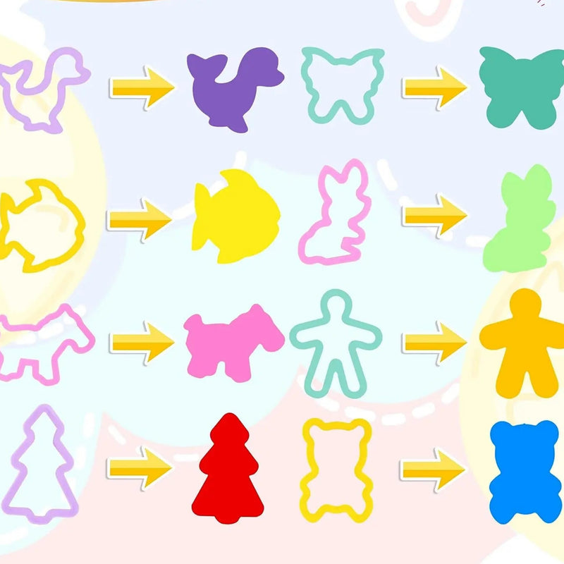 Moldes e Utensílios para Massinha - Ferramentas Perfeitas para Criar e Brincar