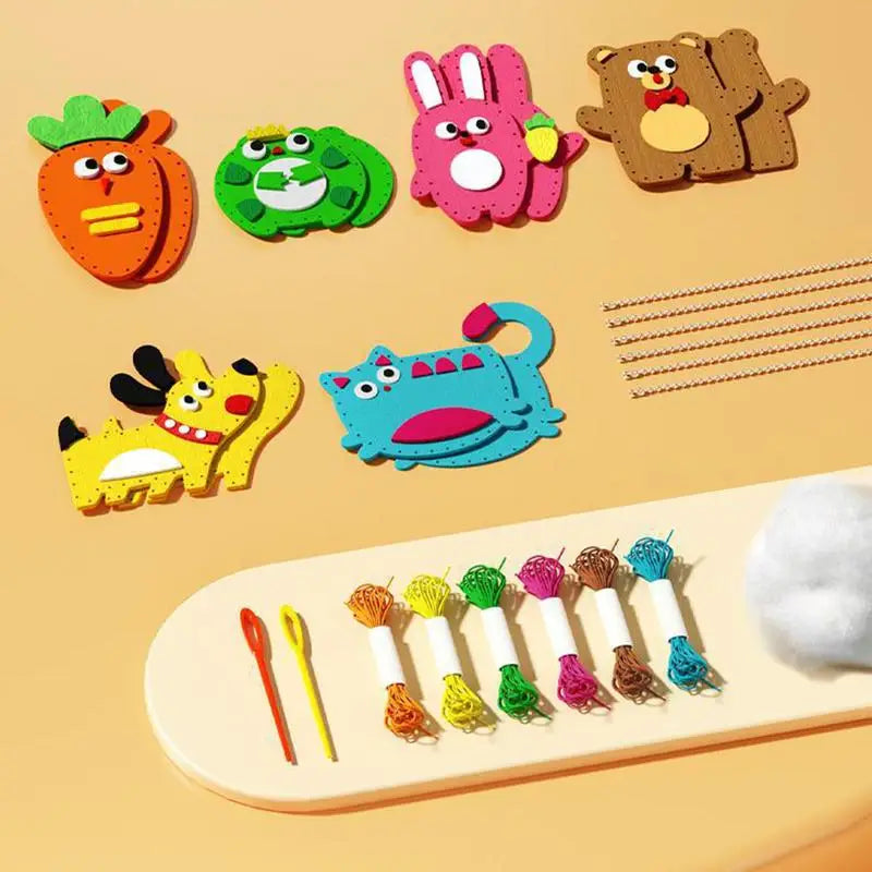 Kit de Costura Montessoriano - Estimule Criatividade e Coordenação