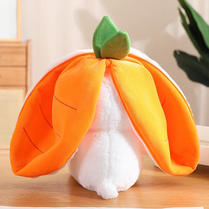 Coelhinho da Páscoa de Pelúcia – Se Transforma em Cenoura (20cm a 45cm)