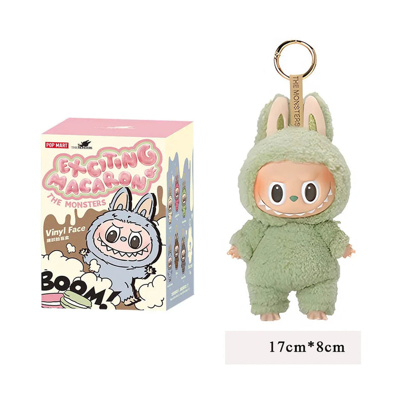 Mini Figura Labubu 17cm | Modelo Decorativo em PVC com Chaveiro
