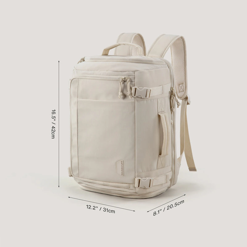Mochila BAGSMART para Notebook 15.6” – Viagem, Trabalho ou Escola, com Compartimento para Sapatos e Expansão 35L