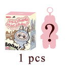 Mini Figura Labubu 17cm | Modelo Decorativo em PVC com Chaveiro