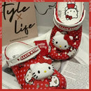 Sandália Infantil Hello Kitty – Leve, Antiderrapante e Super Fofa
