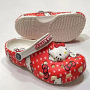 Sandália Infantil Hello Kitty – Leve, Antiderrapante e Super Fofa