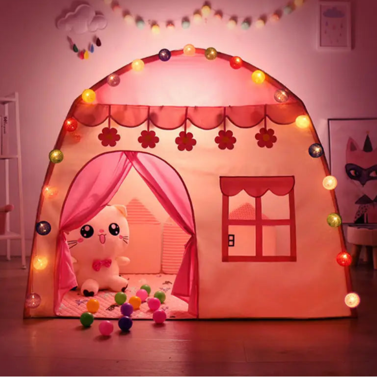 Tenda Infantil Dobrável | Playhouse para Brincadeiras Internas e Externas