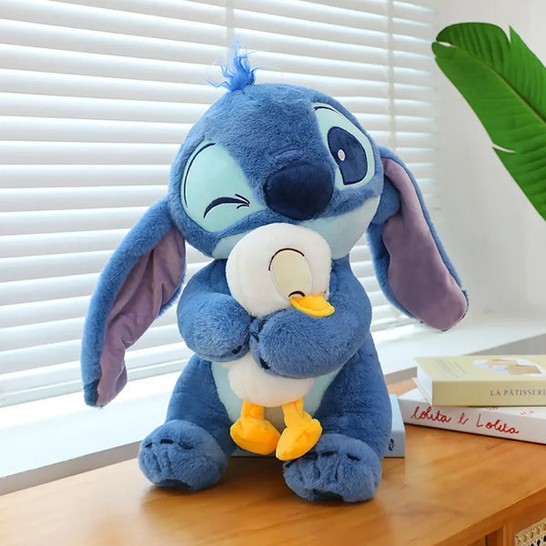 Pelúcia Stitch 30cm – Almofada Kawaii Macia para Decoração ou Presente Fofo