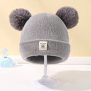 Gorro Infantil com Pompom – Quentinho e Confortável para Bebês de 0 a 3 Anos