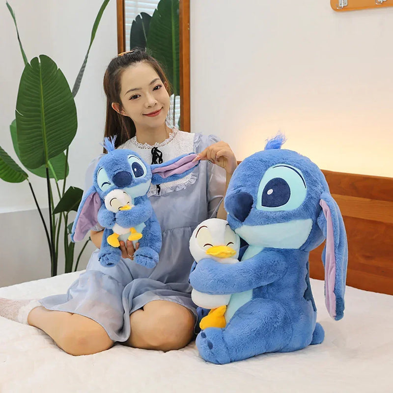 Pelúcia Stitch 30cm – Almofada Kawaii Macia para Decoração ou Presente Fofo