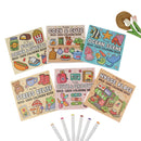 Livro de Colorir Bobbie Goods | Into the Garden - Plantas, Flores e Animais