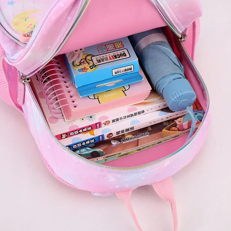 Mochila Infantil de Unicórnio - Estilo Encantador e Espaçosa