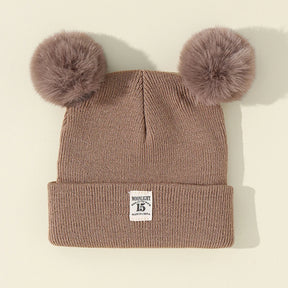 Gorro Infantil com Pompom – Quentinho e Confortável para Bebês de 0 a 3 Anos