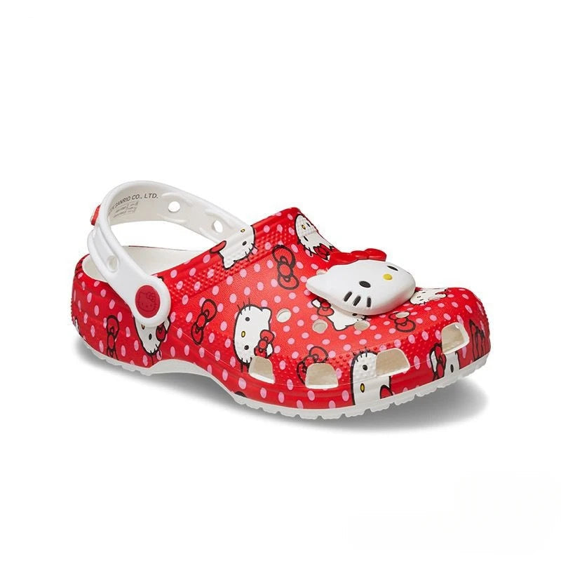 Sandália Infantil Hello Kitty – Leve, Antiderrapante e Super Fofa