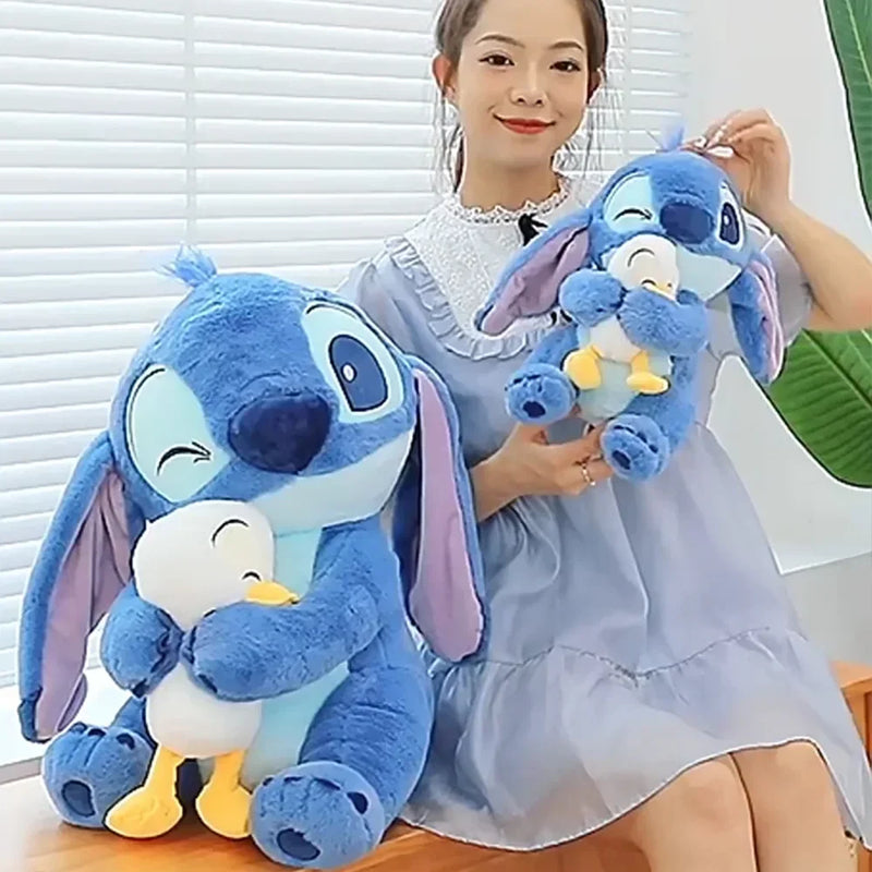 Pelúcia Stitch 30cm – Almofada Kawaii Macia para Decoração ou Presente Fofo