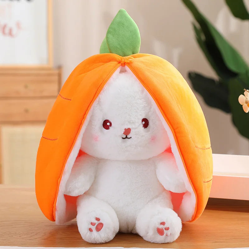 Coelhinho da Páscoa de Pelúcia – Se Transforma em Cenoura (20cm a 45cm)